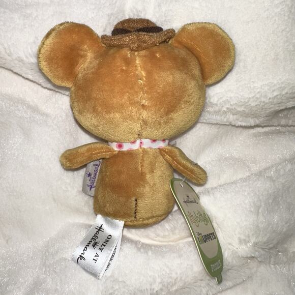Hallmark Itty Bittys The Muppets Fozzie Bear Disney NEW Mini Plush Stuffed - Picture 4 of 5